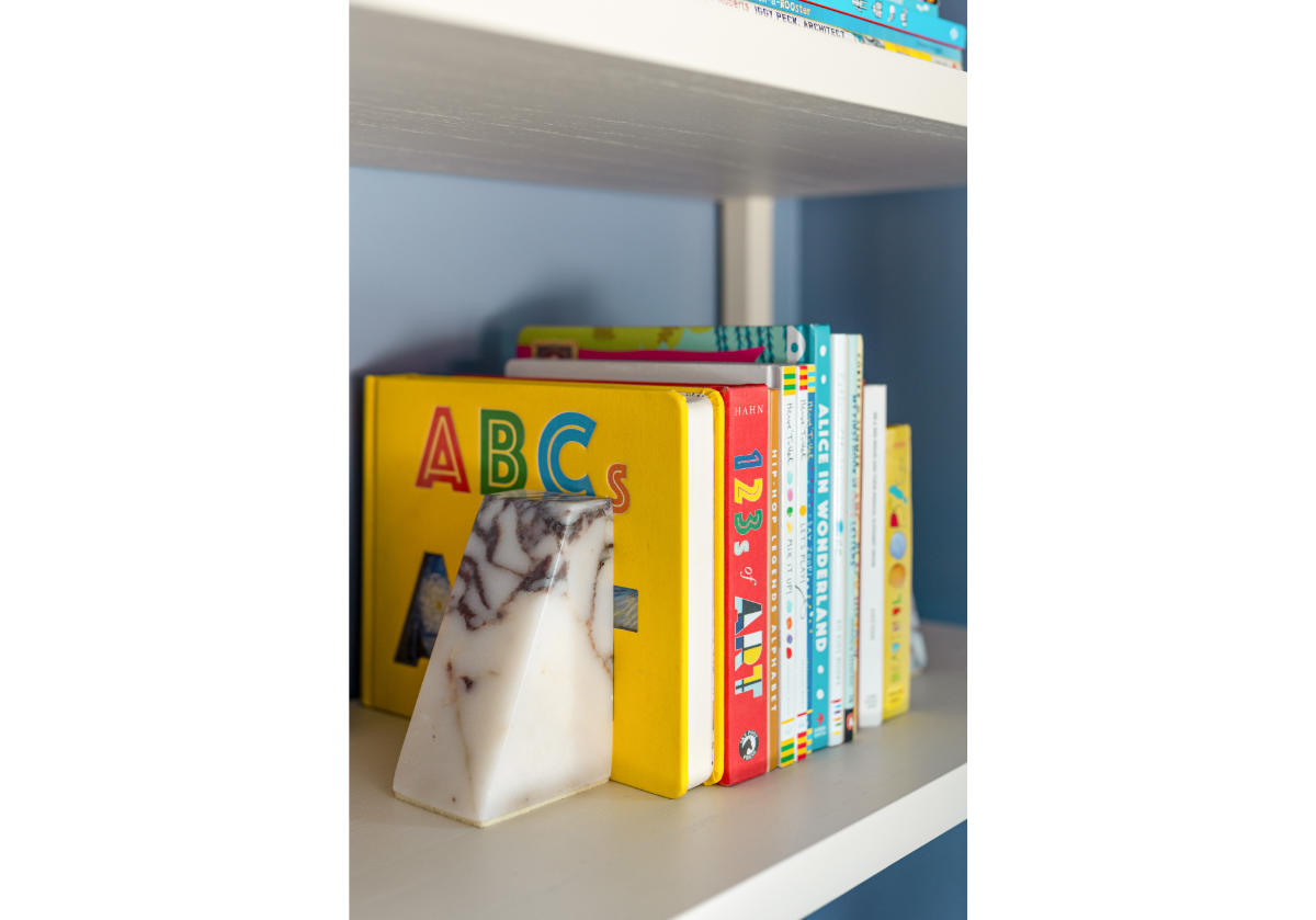 MARBLE BOOKENDS | Calacatta Viola