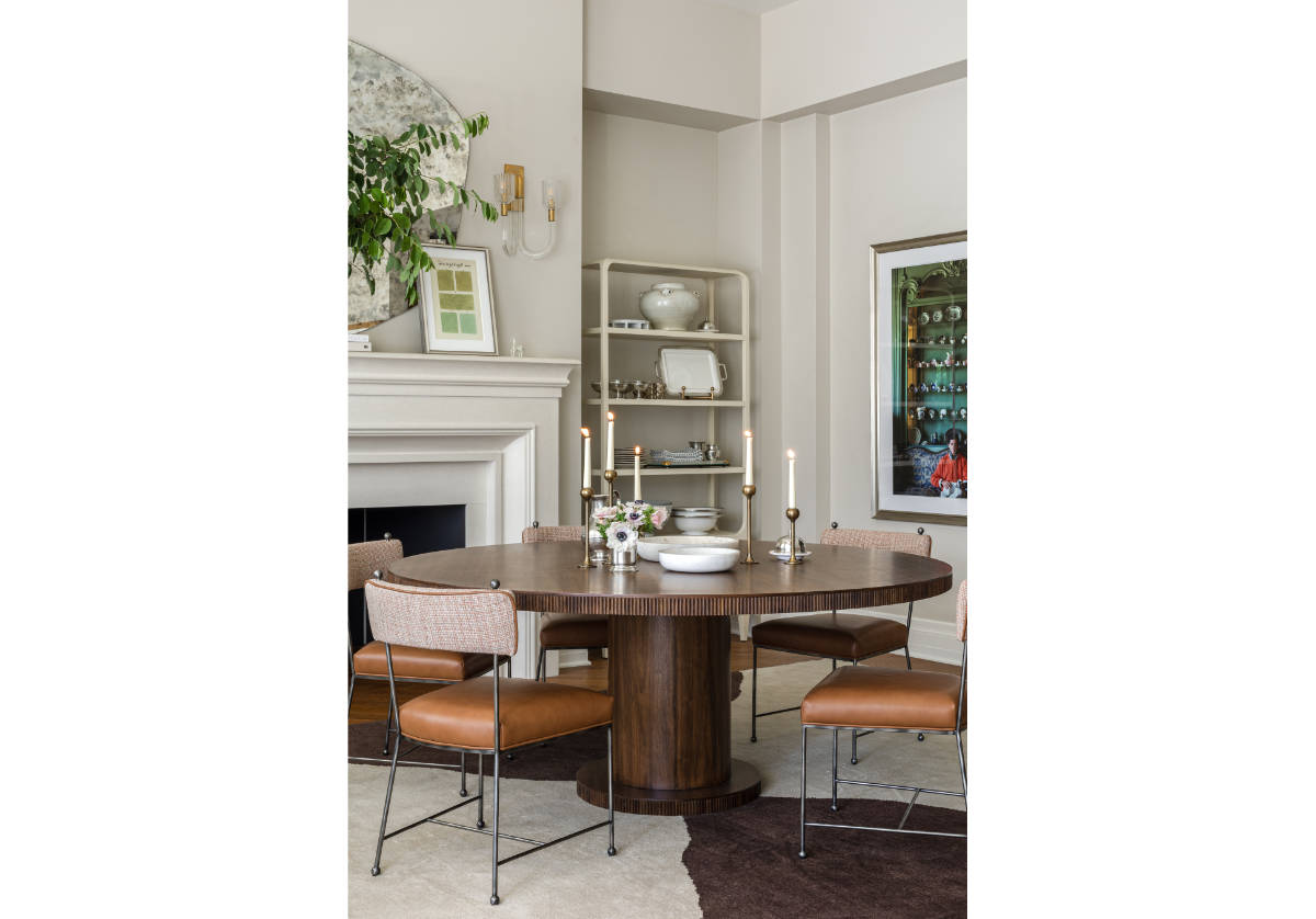 YVETTE CHAIR | Terra Leather & Tweed