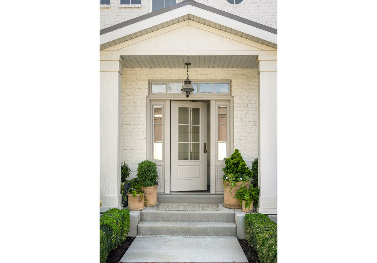 TERRACOTTA LION PLANTERS