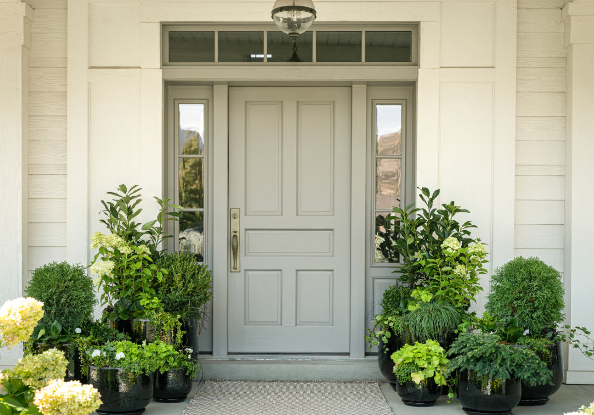 BLACK CERAMIC PLANTER | Set of 4 | Hand Glazed Ebony