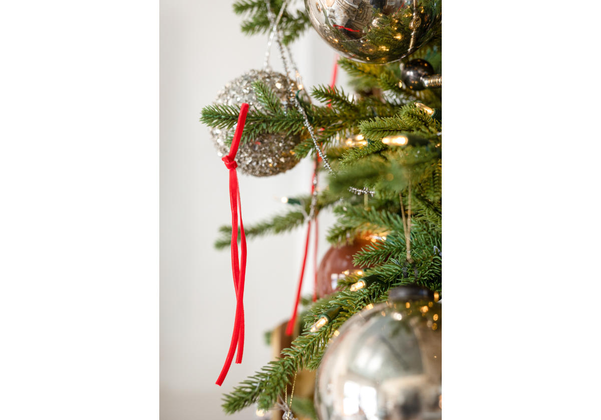 POPPY RED VELVET RIBBON | .25"