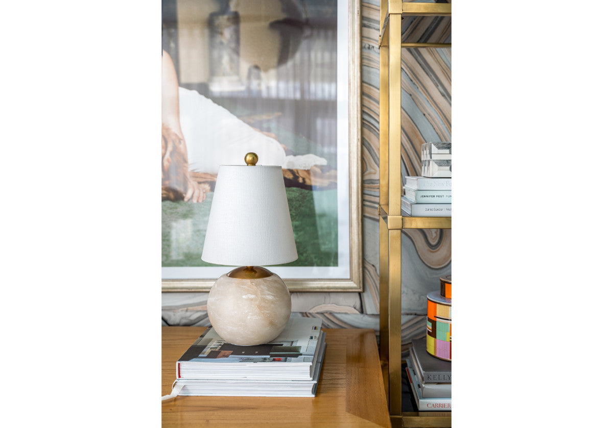 PENNY LAMP | Alabaster
