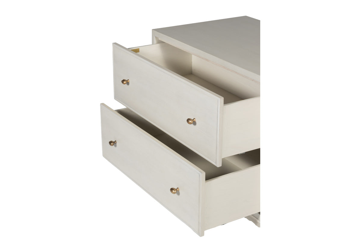 all drawers on the ava nightstand are opened 