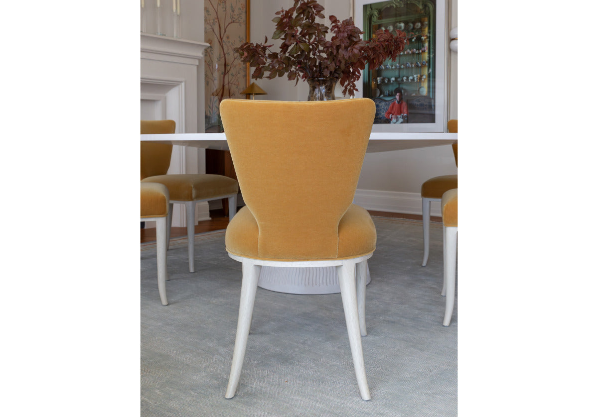 KELLY DINING CHAIR | Butterscotch Mohair