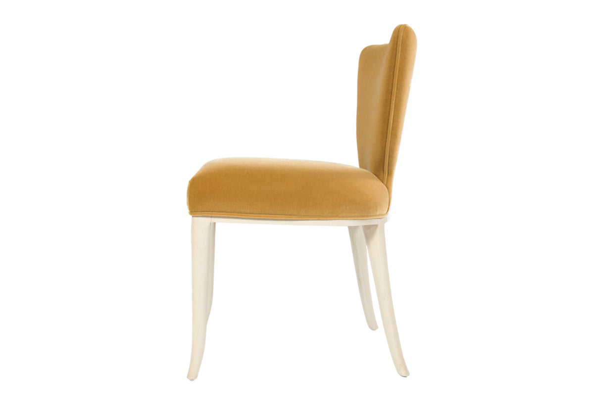KELLY DINING CHAIR | Butterscotch Mohair