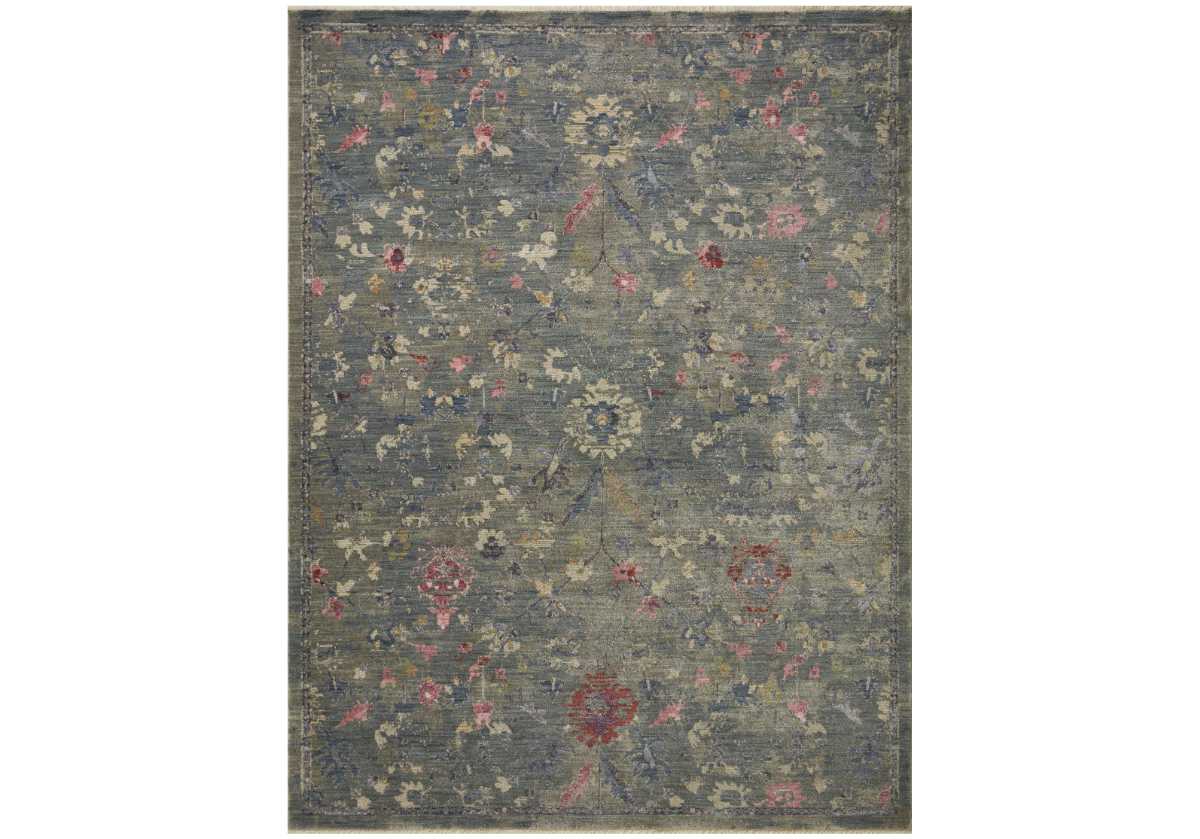 This stunning  Lagoon/Multi colorde rug is a beautiful blend of colors and textures. Its soft, neutral palette features shades of gray, beige, and ivory, accented by pops of pink and blue. The intricate floral patterns create a sense of elegance and sophistication, while the distressed design adds a touch of vintage charm. Crafted from a durable blend of materials, this rug is both stylish and practical. It would be a perfect addition to any living room, bedroom, or dining room.