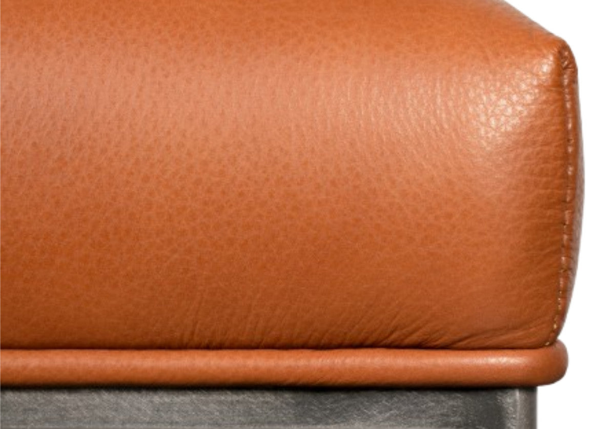 YVETTE CHAIR | Terra Leather & Tweed