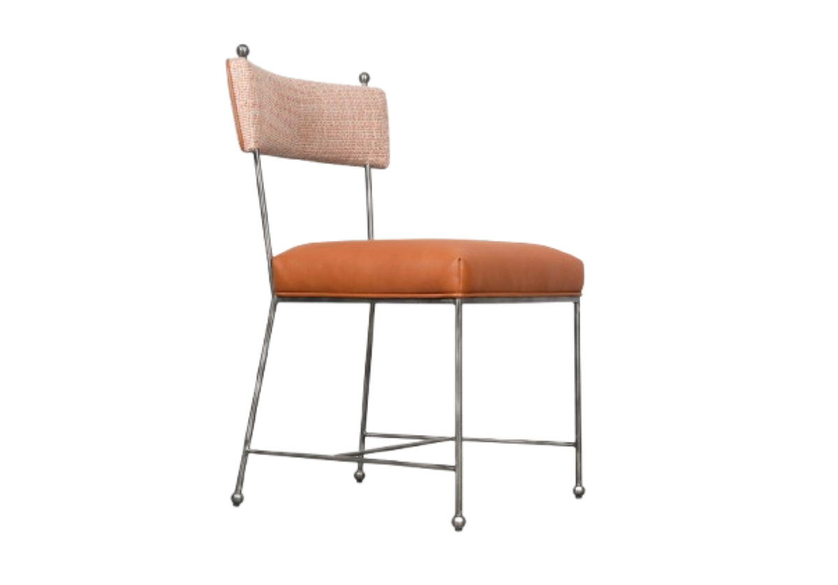 YVETTE CHAIR | Terra Leather & Tweed