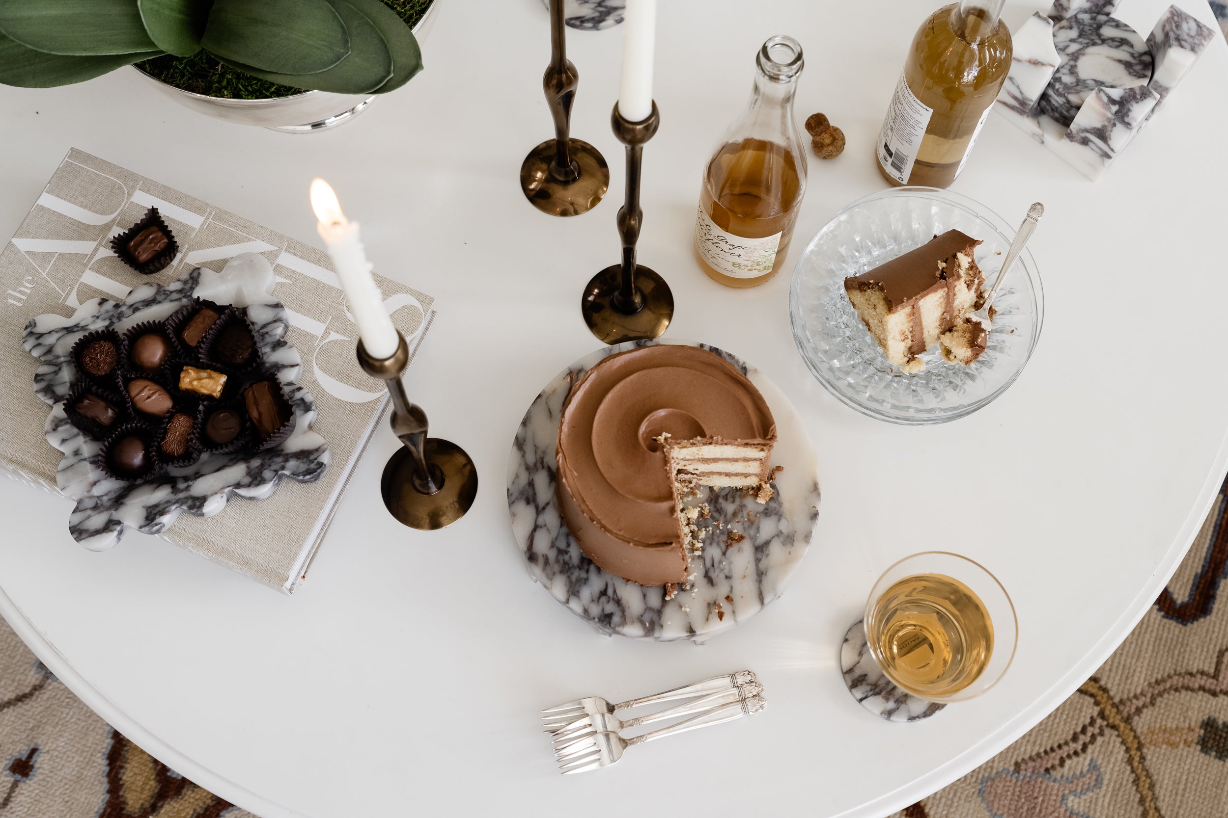 COASTER SET | Calacatta Viola