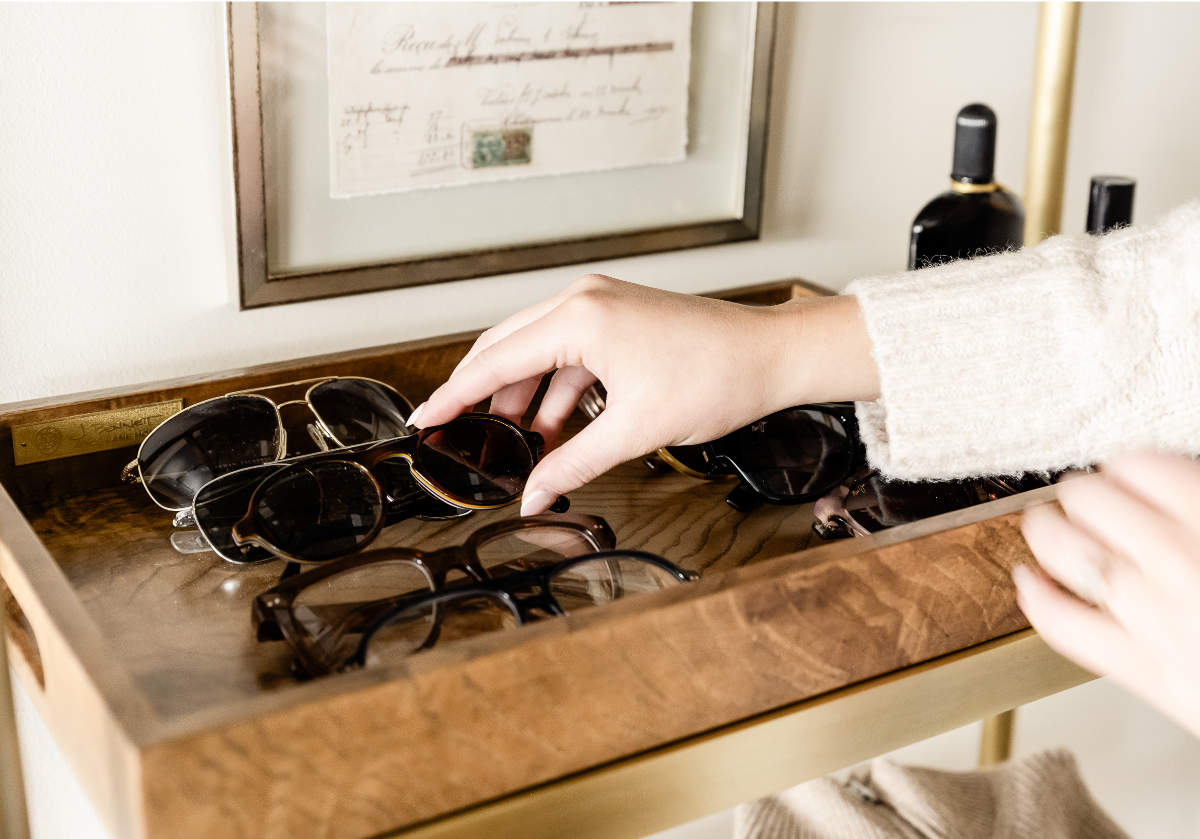 ASH BURLED WOOD TRAY