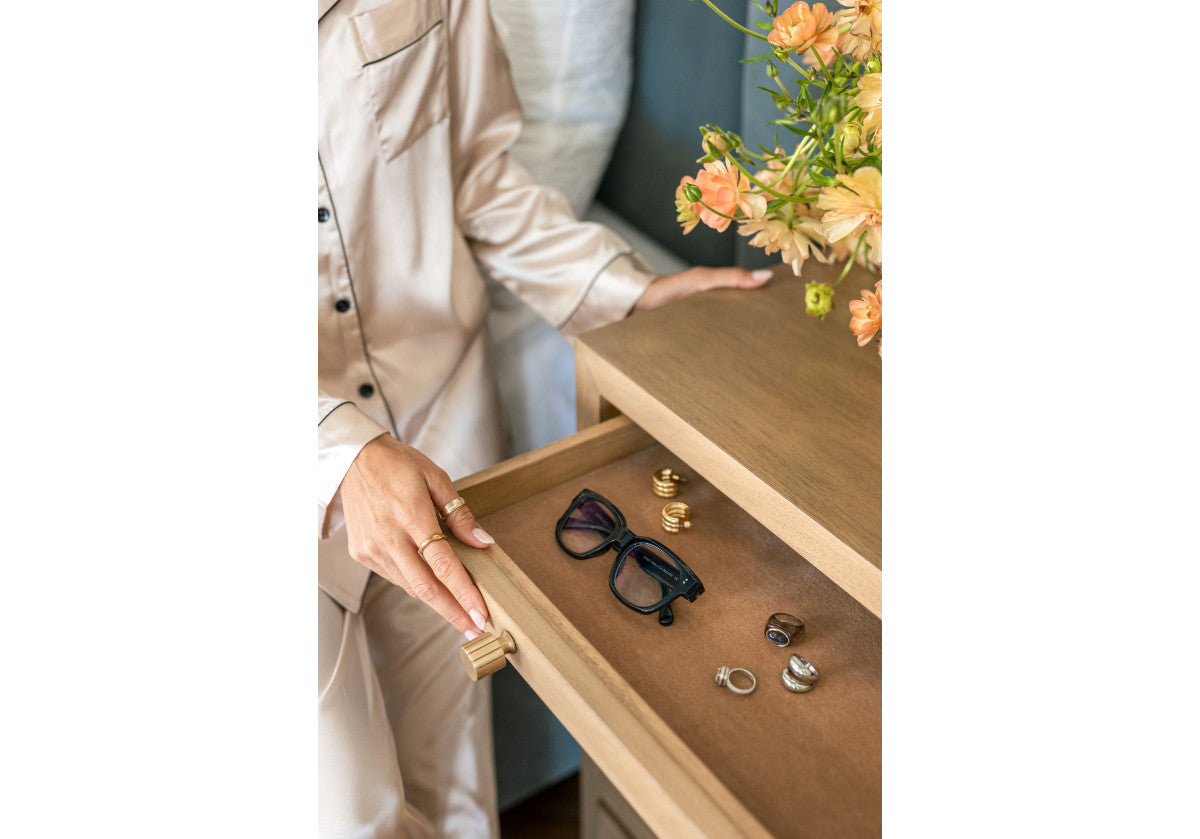 BROOKLYN NIGHTSTAND | Bleached Walnut