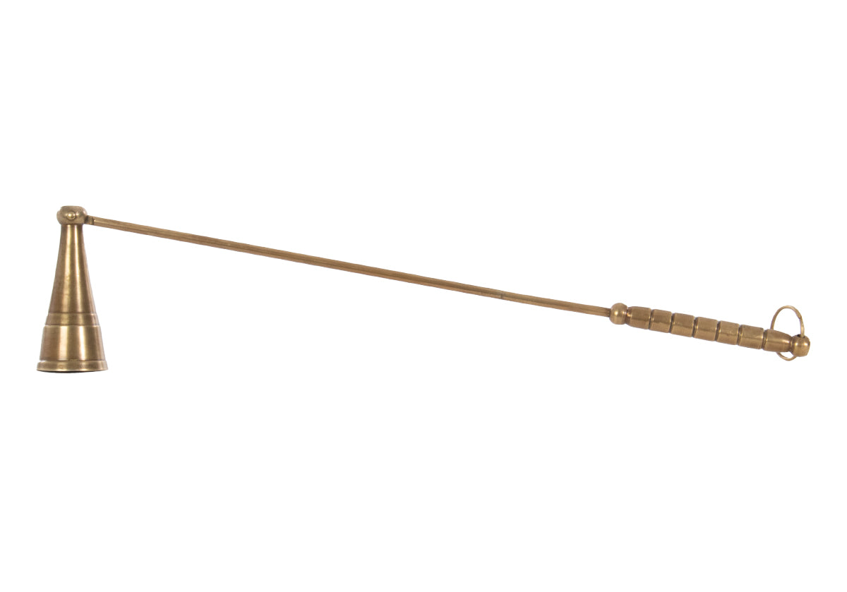 picture of brass candle snuffer 