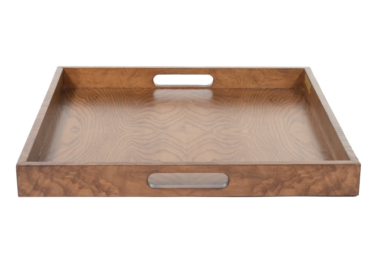 product photo of ash burled tray