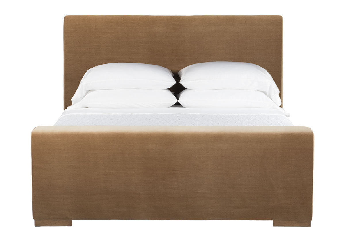 MONROE KING BED | Latte Velvet