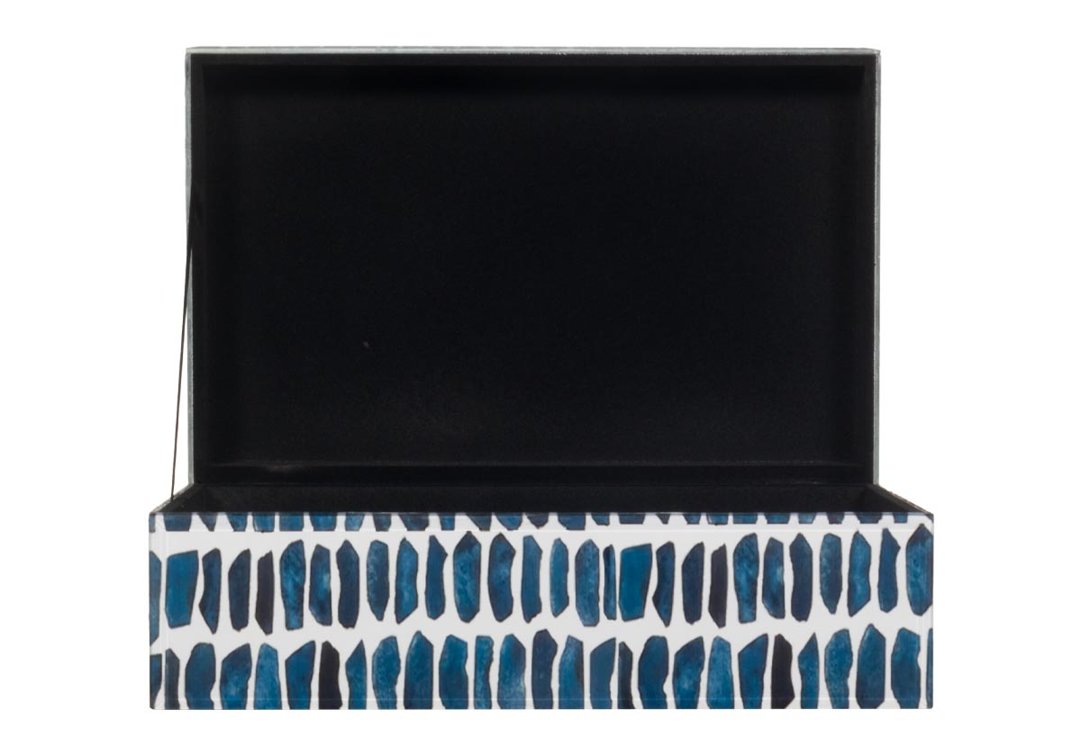 INDIGO BRUSHSTROKE BOX