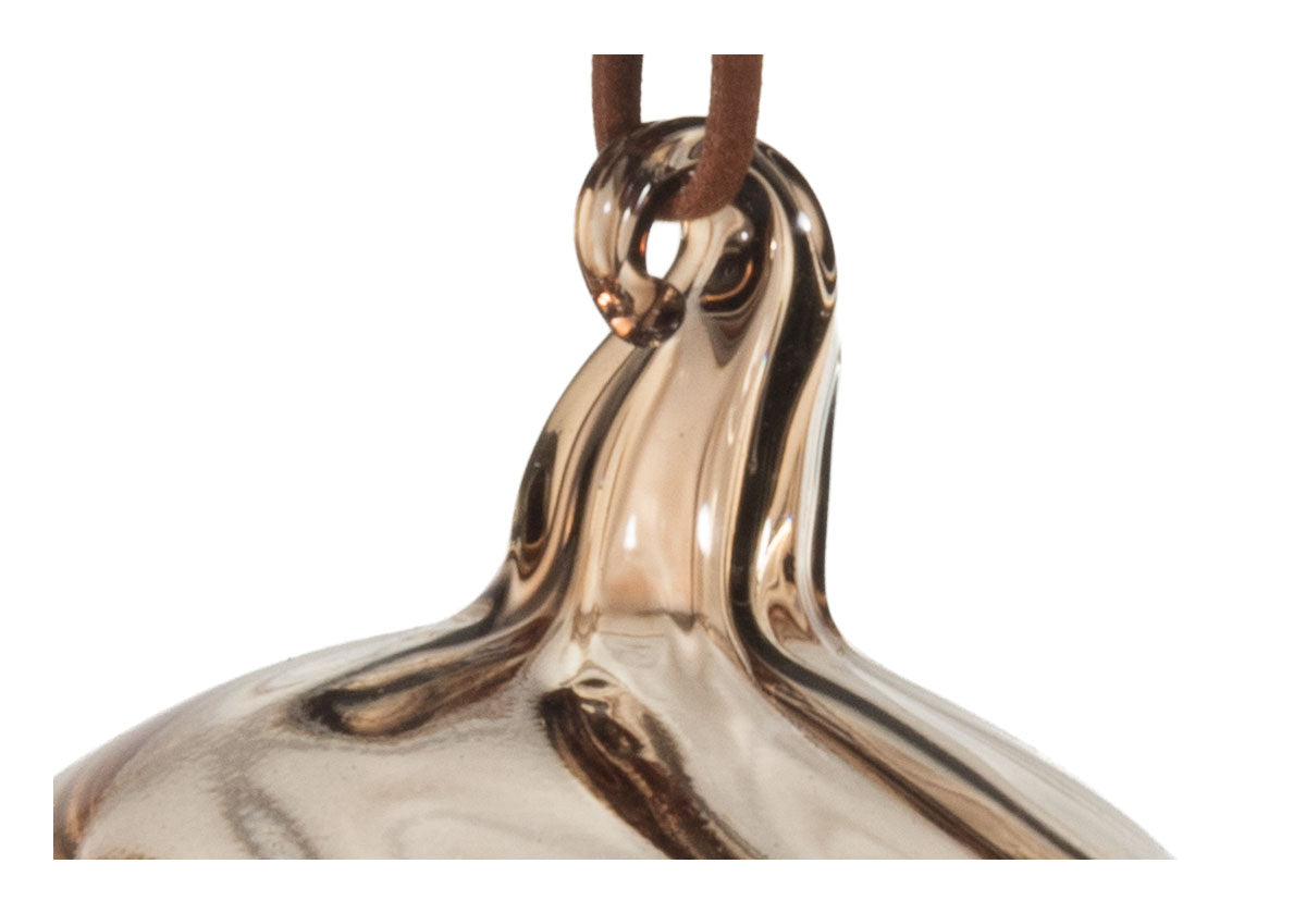 SMOKE SWIRL GLASS ORNAMENT