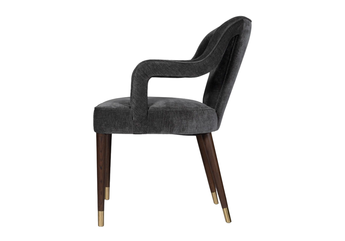 BOBBIE CHAIR | Contessa Charcoal