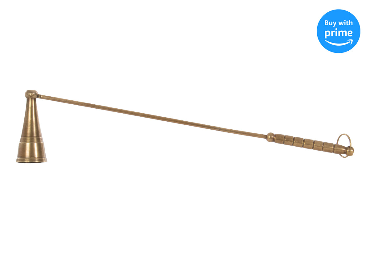 ANTIQUE BRASS CANDLE SNUFFER