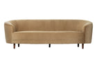 COLETTE CURVED SOFA | Camel Velvet