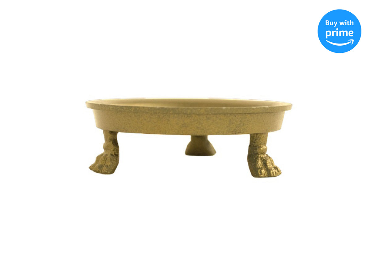 ROUND CLAWFOOT DISH