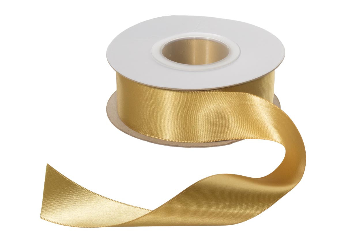 GOLD SATIN RIBBON | 1.25"