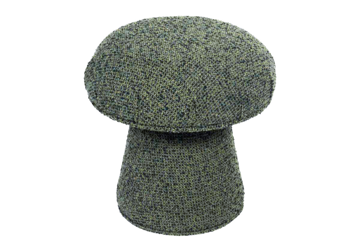MUSHROOM OTTOMAN | Loden Green