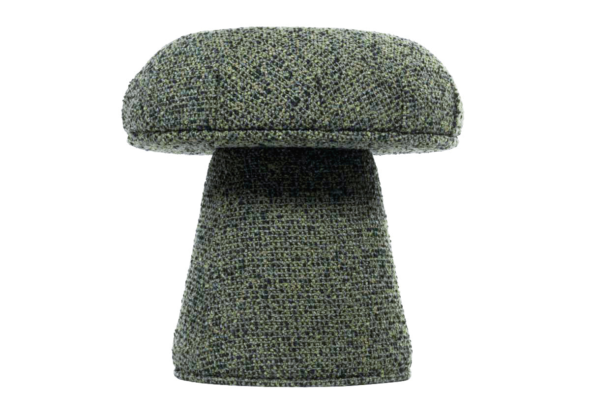 MUSHROOM OTTOMAN | Loden Green