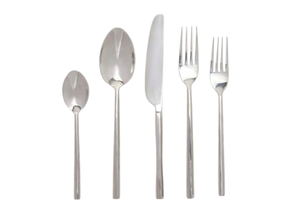 GWEN FLATWARE SET | Polished Silver