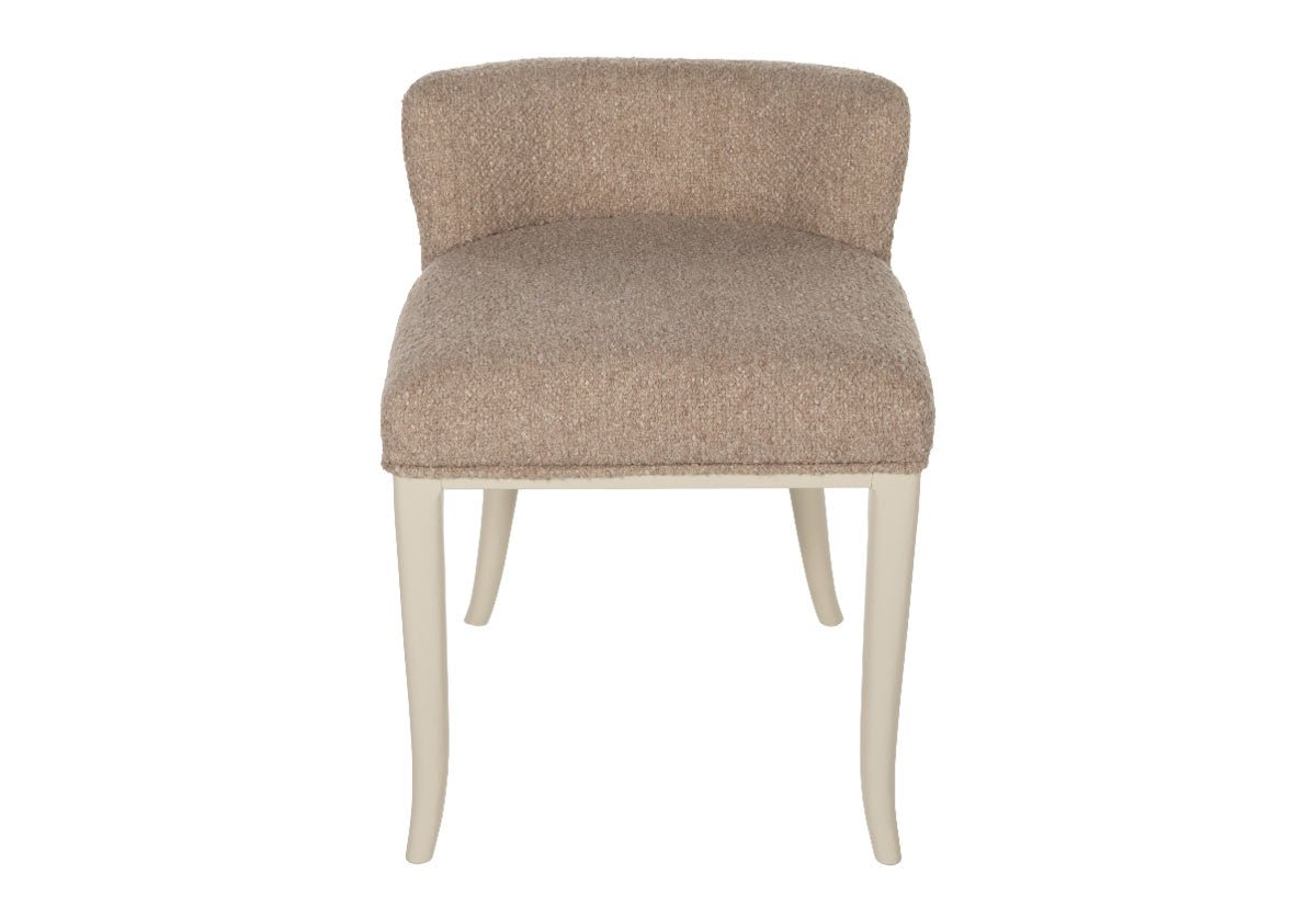 KELLY VANITY STOOL | Berber Linen