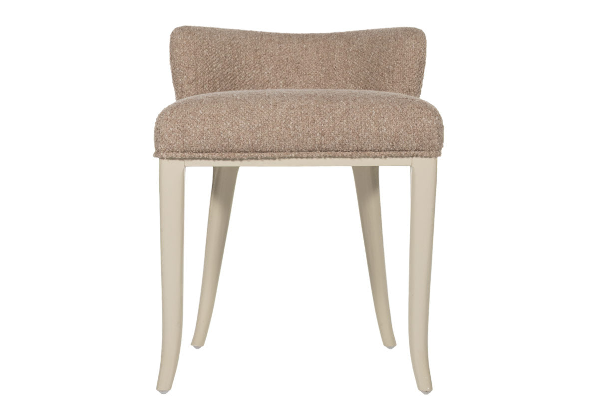 KELLY VANITY STOOL | Berber Linen