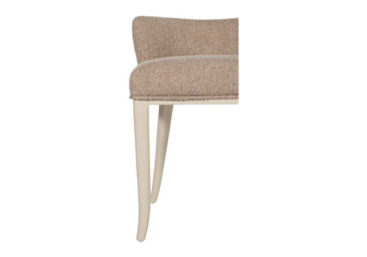 KELLY VANITY STOOL | Berber Linen