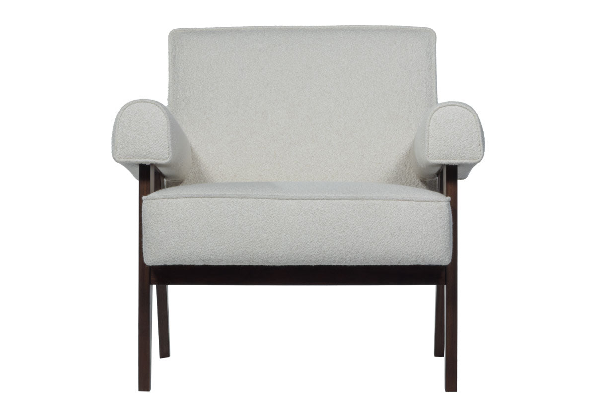 JUDE LOUNGE CHAIR | Oatmeal Boucle