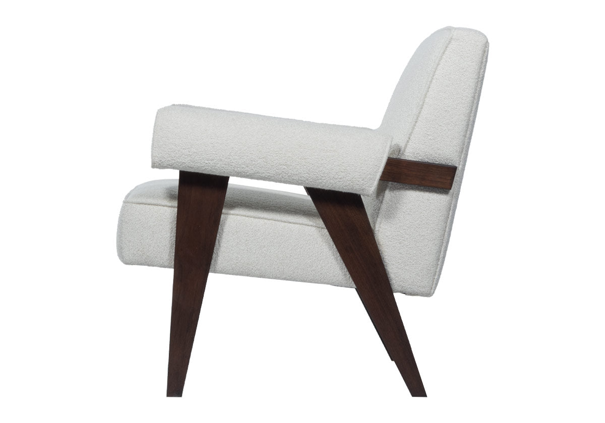 JUDE LOUNGE CHAIR | Oatmeal Boucle