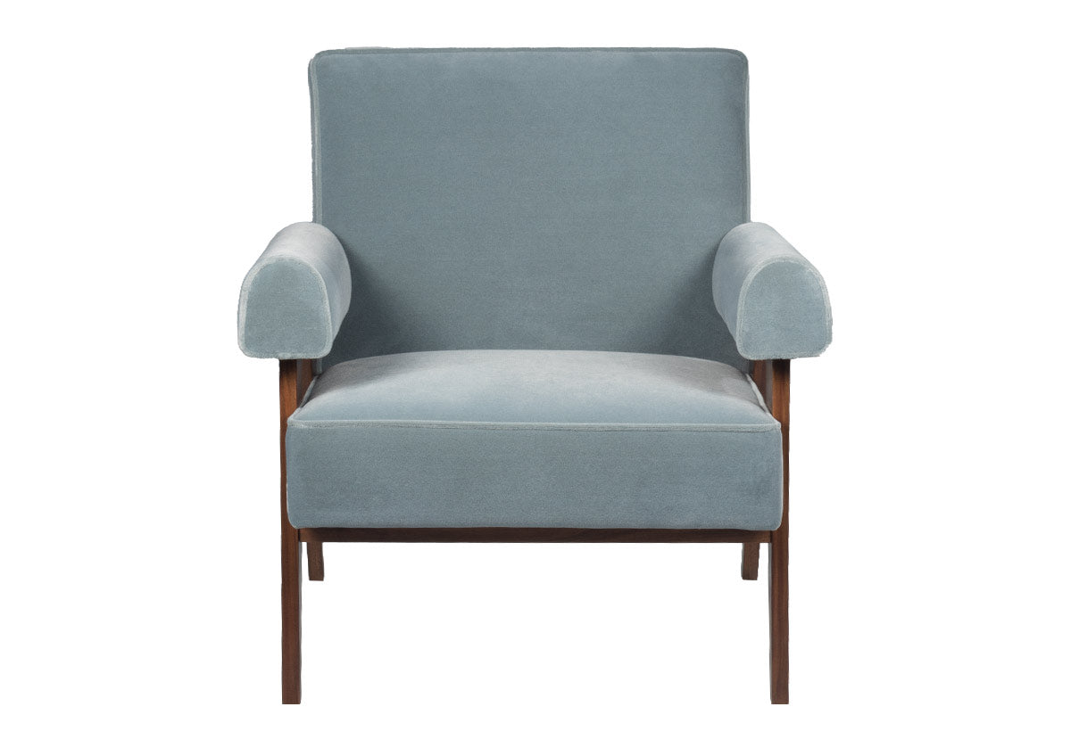 JUDE LOUNGE CHAIR | Capri Vegan Mohair