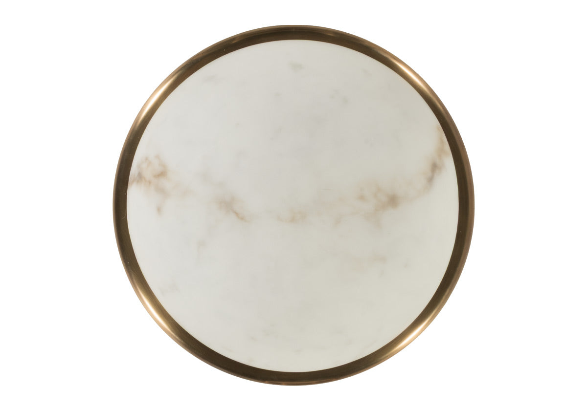 ALYS FAUX ALABASTER FLUSH MOUNT
