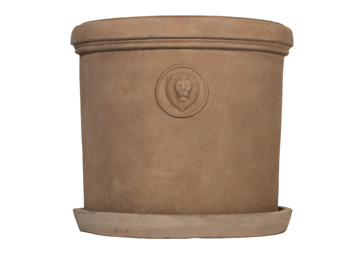 TERRACOTTA LION PLANTERS