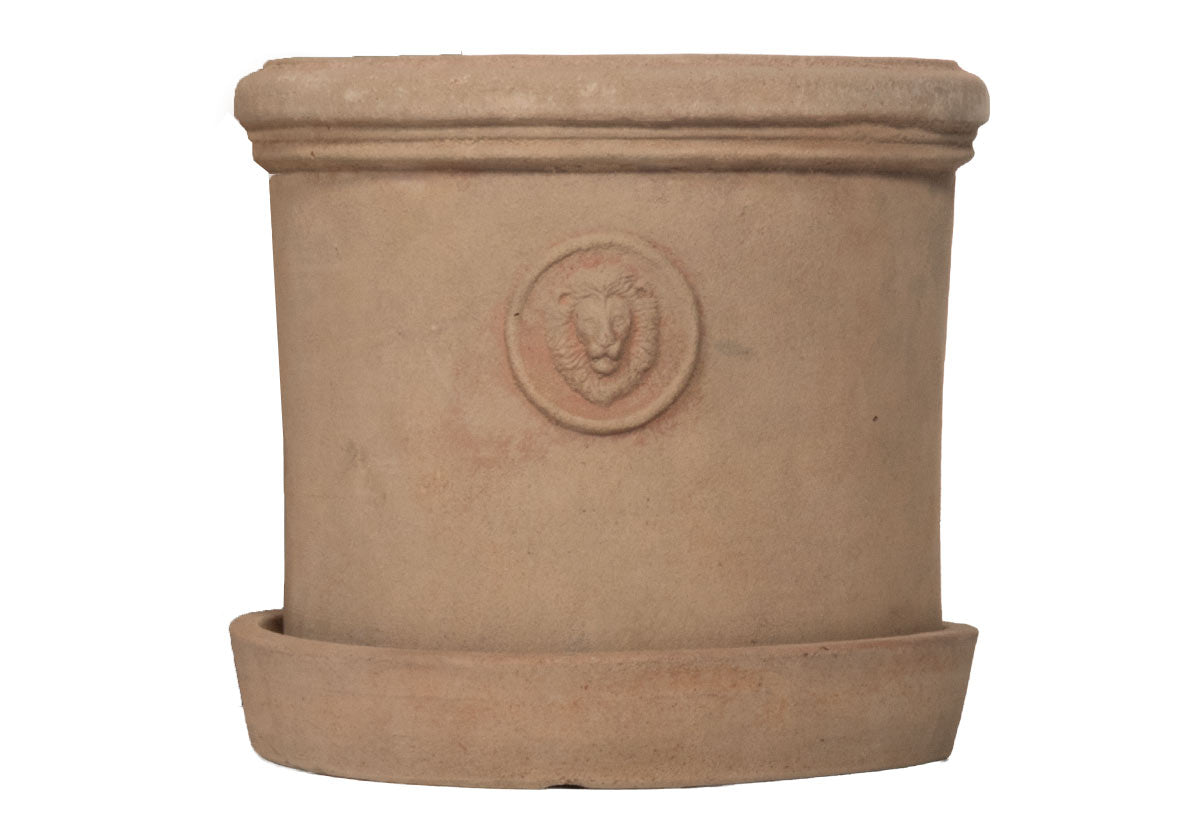 TERRACOTTA LION PLANTERS