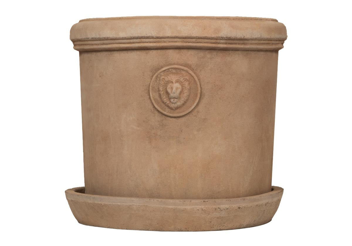 TERRACOTTA LION PLANTERS