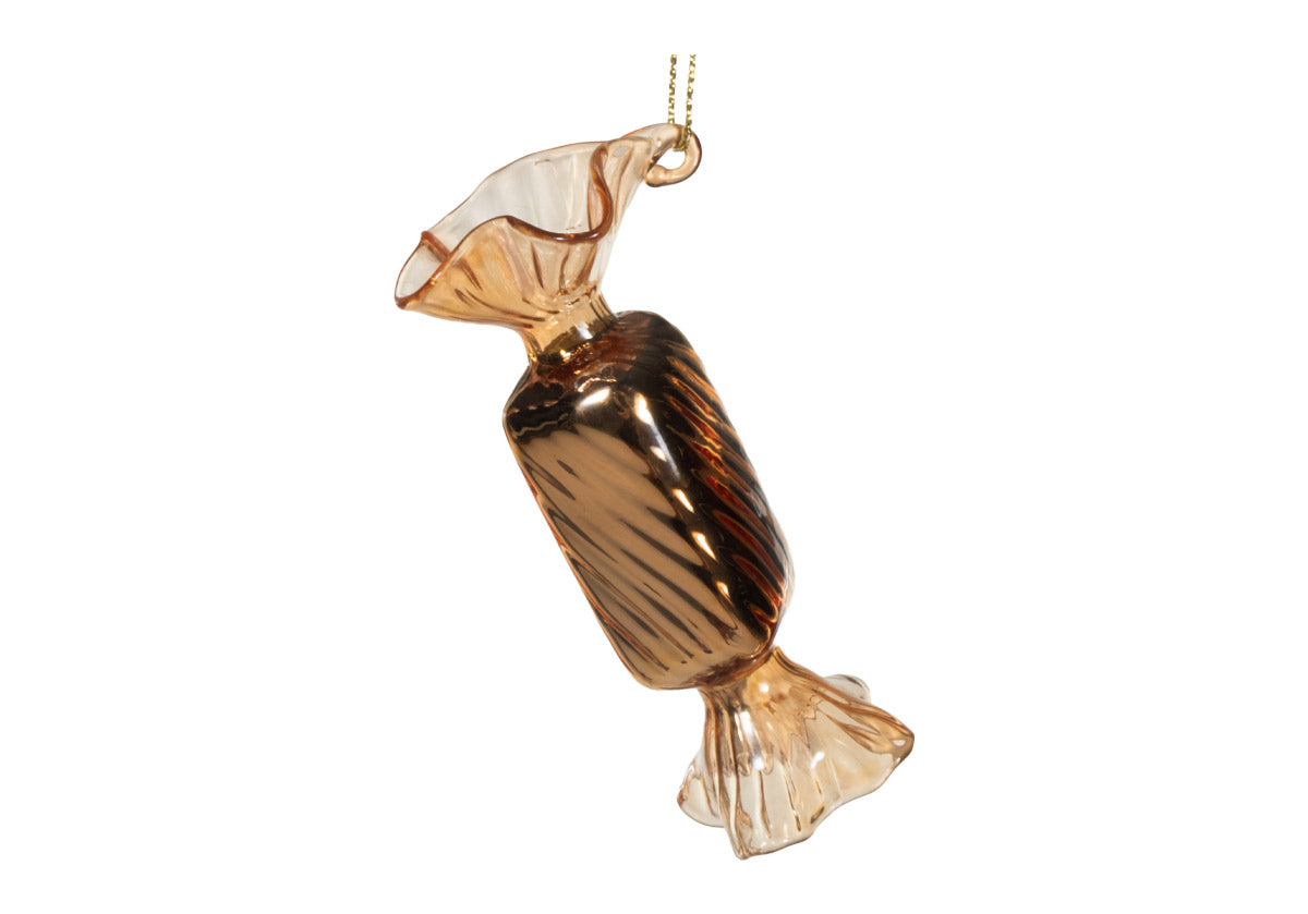 GLASS CANDY ORNAMENT