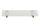 LUCIE LUCITE WALL-MOUNTED SHELF