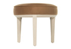 STEVIE OTTOMAN | Mohair Wool Blend in Camel