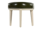 STEVIE OTTOMAN | Fern Leather