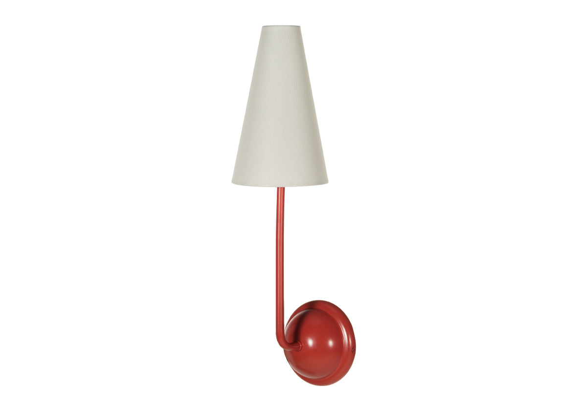 SINGLE MAUDE SCONCE | Red