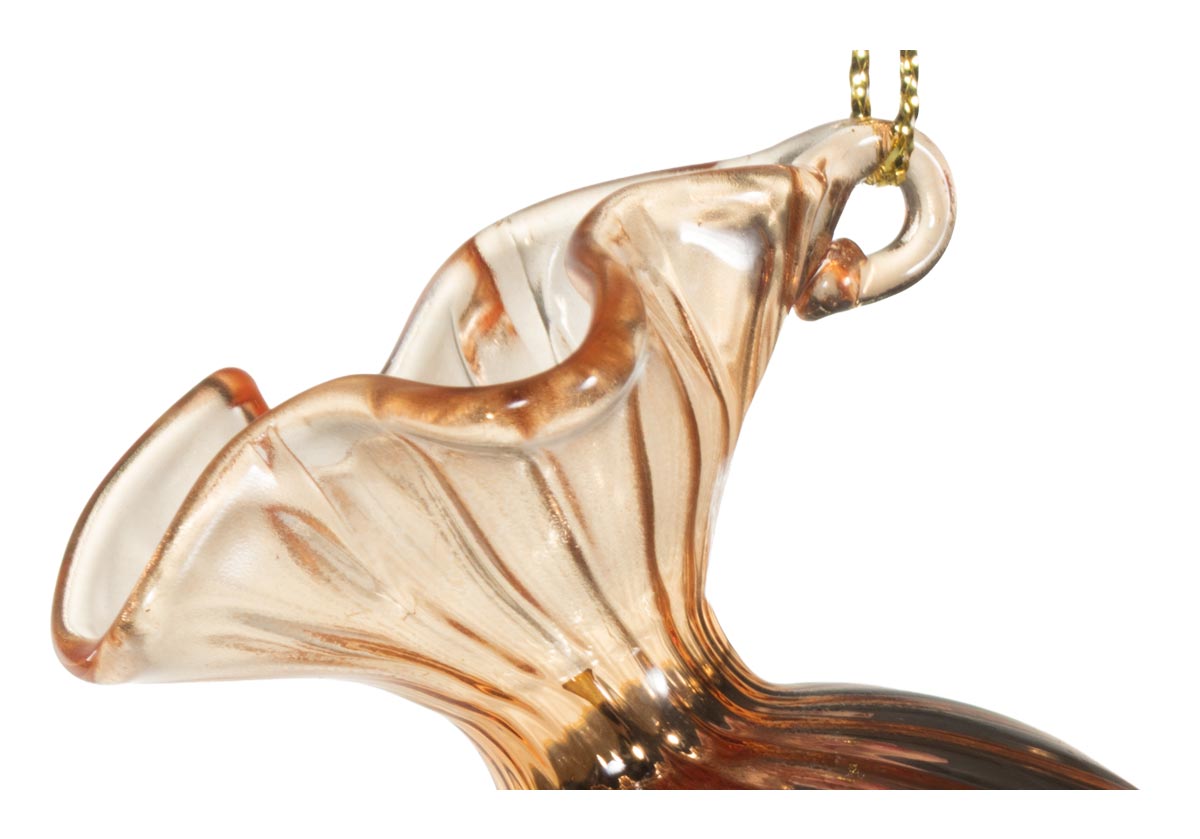 GLASS CANDY ORNAMENT
