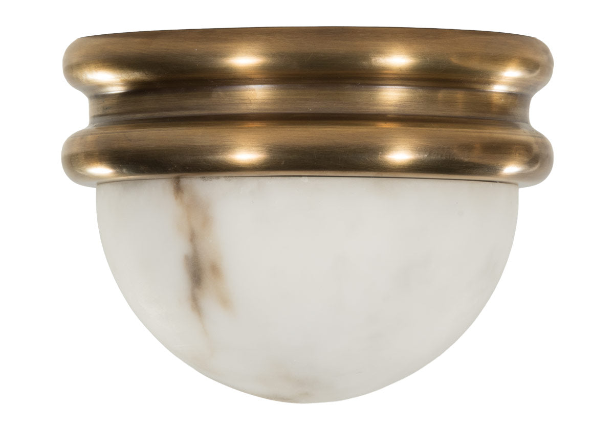 ALYS FAUX ALABASTER FLUSH MOUNT