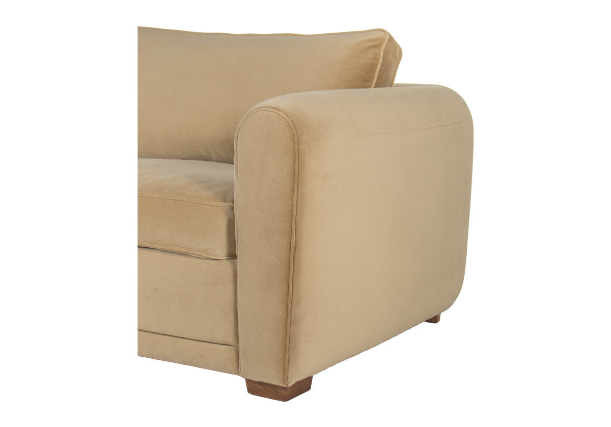BENNETT SOFA | Camel Velvet