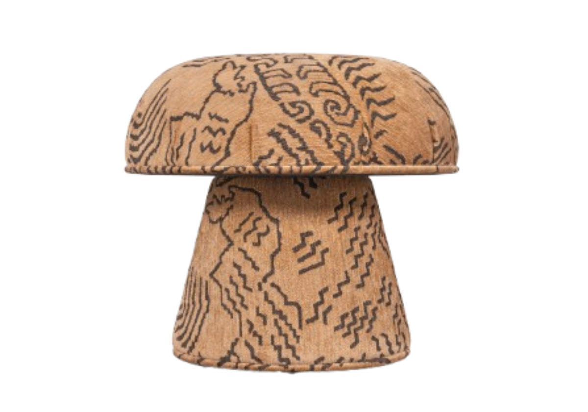 MUSHROOM OTTOMAN | Tiger