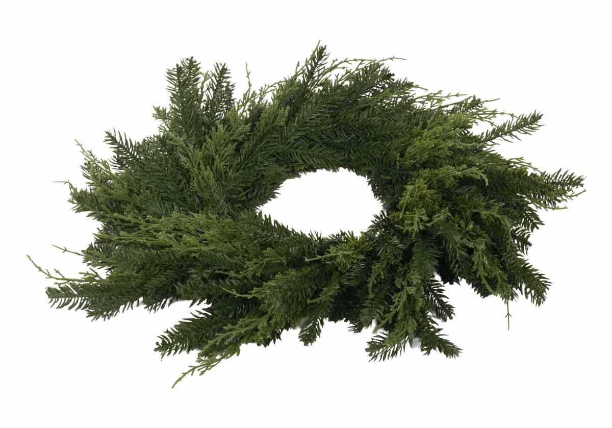 CEDAR & PINE WREATH | 24"