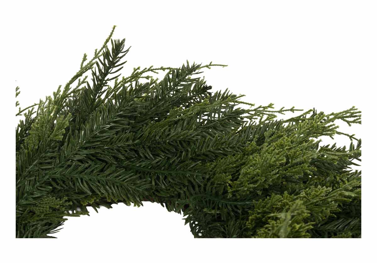 CEDAR & PINE WREATH | 24"