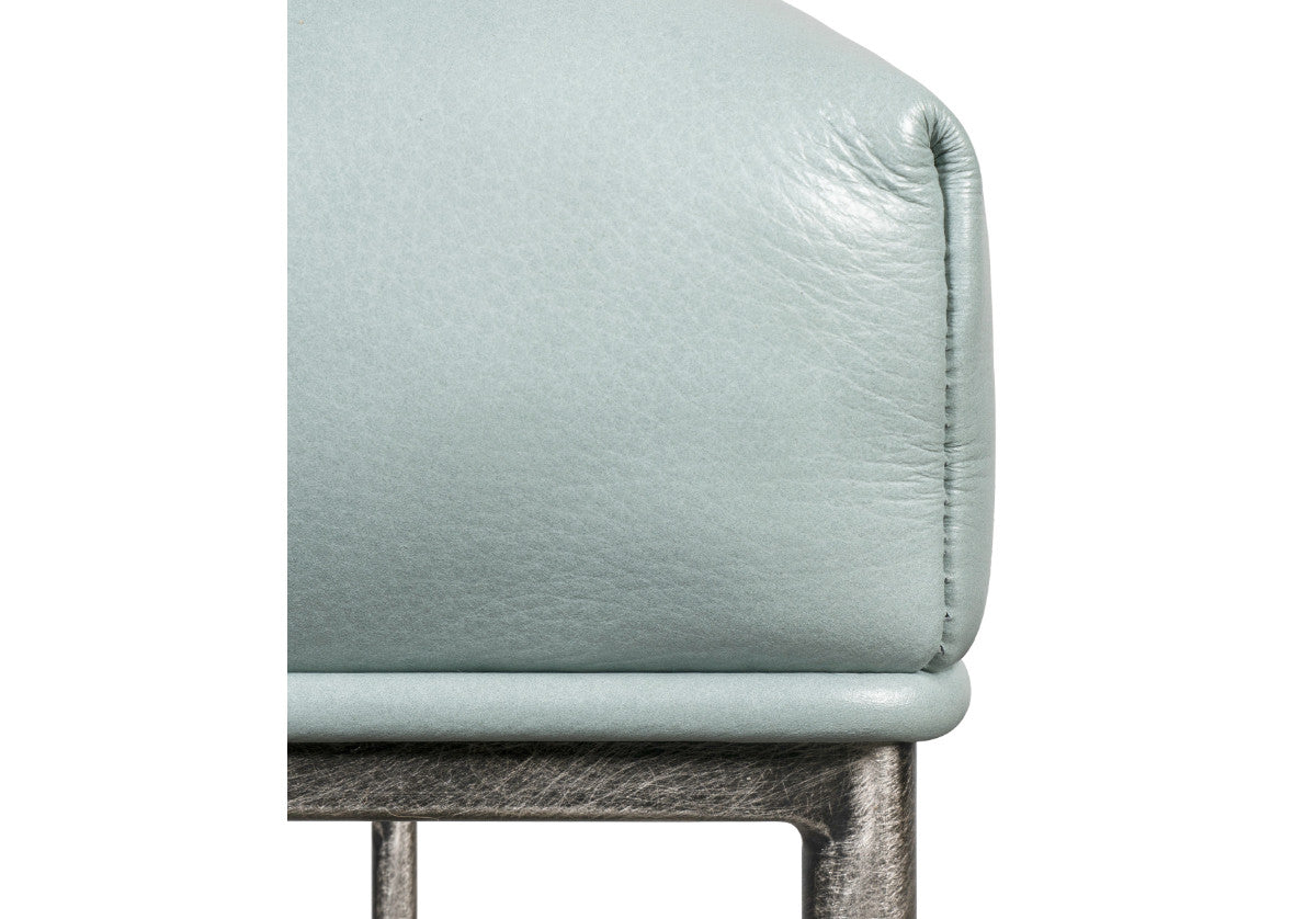 YVETTE CHAIR | Ocean Leather & Tweed